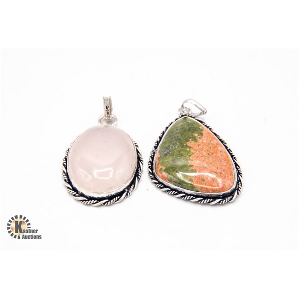 #71-NATURALUNIKIA & MOONSTONES PENDANT