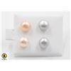 Image 1 : #145-NATURAL AKOYA PEARL EARRINGS  2PCS