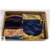 Image 1 : HANDMADE SILK/VELVET DRAWSTRING BAGS