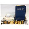 Image 1 : VINTAGE PHOTOGRAPHY BOOKS BOX LOT ASSORTED