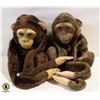 Image 1 : VINTAGE MONKEY HAND PUPPETS LOT OF 2