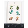 Image 1 : NEW CUTE WOODEN DINOSAUR STUD EARRINGS