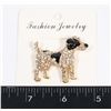 Image 1 : NEW RHINESTONE BORDER COLLIE BROOCH