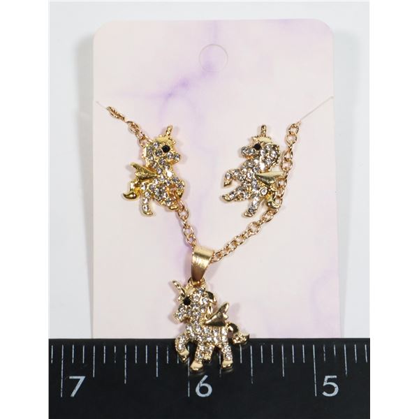 NEW PEGASUS UNICORN STUD EARRINGS