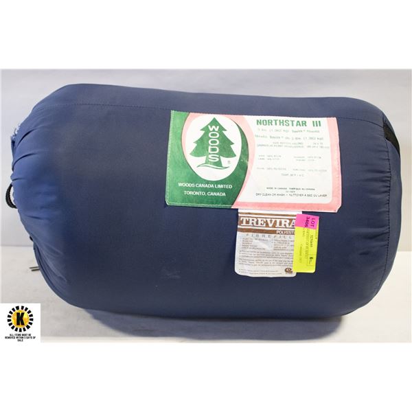 WOODS NORTHSTAR III ADULT SLEEPING BAG