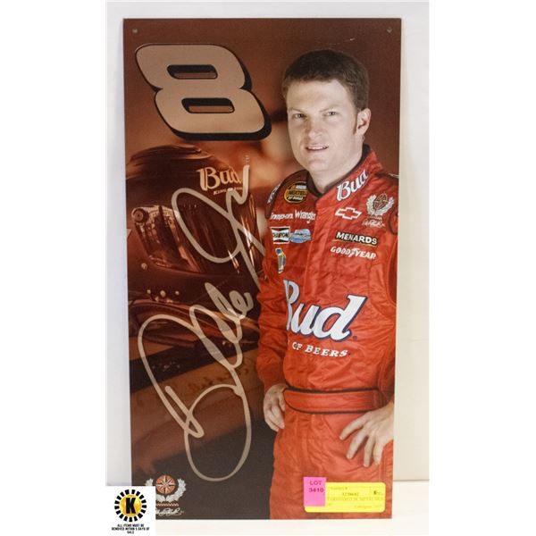 DALE EARNHARDT JR. METAL SIGN 8.5? x 16?