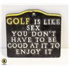 Image 1 : METAL GOLF SIGN