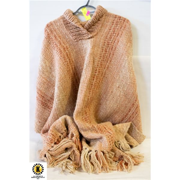 HANDWOVEN VINTAGE PONCHO