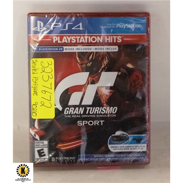 NEW SEALED PS4 GRAN TURISMO SPORT