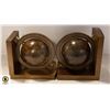 Image 1 : ANTIQUE STYLE GLOBE BOOK ENDS