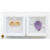Image 1 : #202-UNHEATD AMETHYST 3.80CT & CITRINE 2.65CT