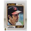 Image 1 : 1974 O-PEE-CHEE BROOKS ROBINSON CARD NUMBER 160