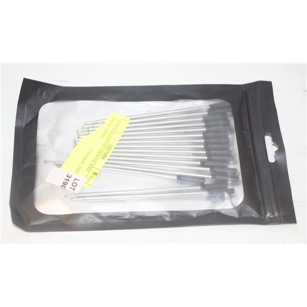 16 PCS SLIMLINE GROOVE AND SAXA CROSS