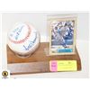 Image 1 : FERNANDO VALENSUELA SIGNED CARD AND
