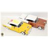 Image 1 : LOT OF 2 1955 CHEVY BELAIR DIECAST CARS