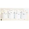 Image 1 : 4 PCS ESTATE VINTAGE KITCHEN CANISTER DECORATIVE