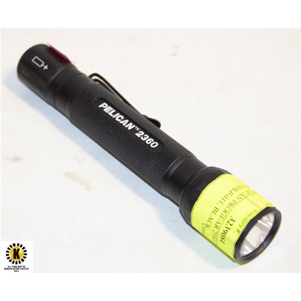 PELICAN PROGEAR 2360 LED FLASHLIGHT, BLACK