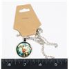 Image 1 : NEW SILVER TONE STEAMPUNK CAT PENDANT AND CHAIN