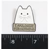 Image 1 : NEW SARCASTIC "I APOLOGIZE FOR NOTHING" CAT