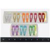 Image 1 : NEW SET OF 8 SPARKLE SNAP CLIP HAIR ACCESSORIES