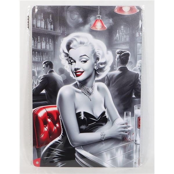 NEW WITCHY MARILYN LOOK A LIKE WOMAN METAL WALL