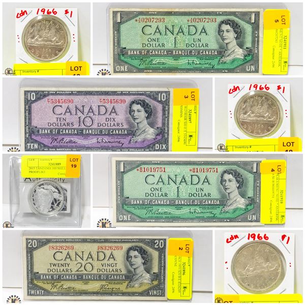FEATURED COINS AND CURRENCY