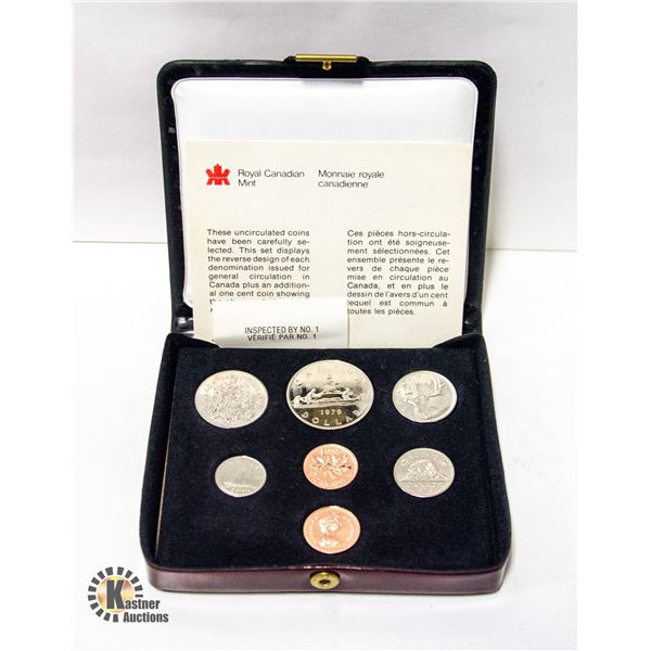 1979 7 COIN UNCIRCULATED SET W/CANOE DOLLAR