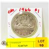 Image 1 : 1966 CANADIAN SILVER DOLLAR