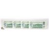 Image 2 : CONSECUTIVE X 4 CANADA $1 UNCIRCULATED BILLS