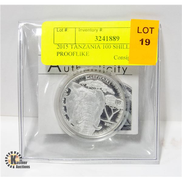 2015 TANZANIA 100 SHILLINGS PROOFLIKE