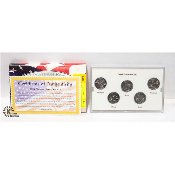 2004 PLATINUM EDITION STATE QUARTER COLLECTION