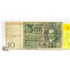 Image 1 : 10 MARKS REICHS BANK NOTE BERLIN 1924 M.12009245