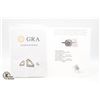 Image 3 : #433-1.00 CT GRA CERTIFIED ROUND BRILLIANT CUT