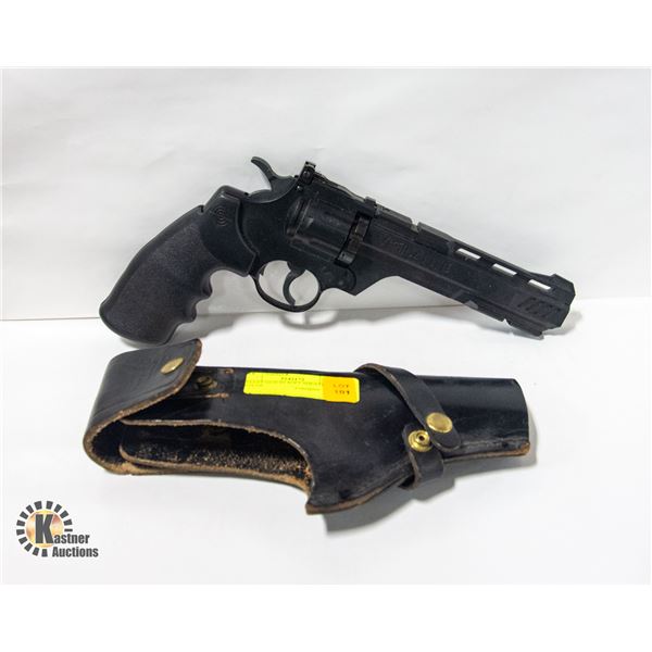 PELLET GUN IN SOFT SHEATH WITH BOX OF