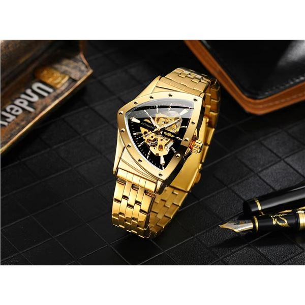 NEW AUTOMATIC WINNER SKELETAL WATCH