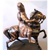 Image 3 : 32)  BRONZE ANCIENT PERSIAN WARRIOR ON HIS HORSE,