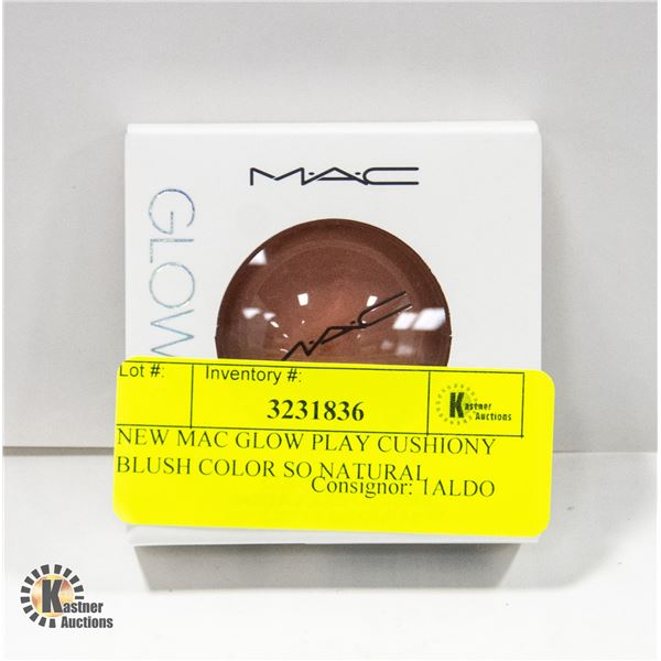 NEW MAC GLOW PLAY CUSHIONY BLUSH COLOR SO NATURAL