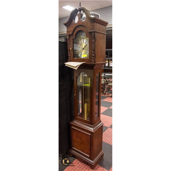 HENTSHELS GRANDFATHER CLOCK WITH PAPERS