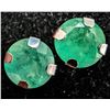 Image 1 : BZ1998-56A 14K 0.5G NATURAL EMERALD 0.9CT EARRINGS