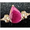 Image 1 : BZ1998-74A 10K 2G RUBY/DIAMOND RING