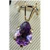 Image 1 : BZ1998-99A 14K AMETHYST 0.34CT PENDANT
