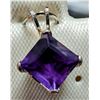 Image 1 : BZ1998-94A SILVER AMETHYST 6MM PENDANT