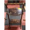 Image 2 : ANTIQUE WOOD 2 TIER STAND 30"