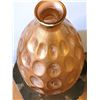 Image 2 : 31)  MID CENTURY MODERN 18" GOLDEN AMBER COLORED