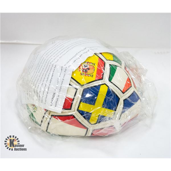 BRAND NEW FLAG SOCCER TRAINER WITH ELASTIC LEAD