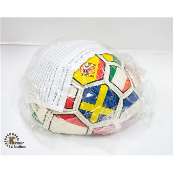 BRAND NEW FLAG SOCCER TRAINER WITH ELASTIC LEAD
