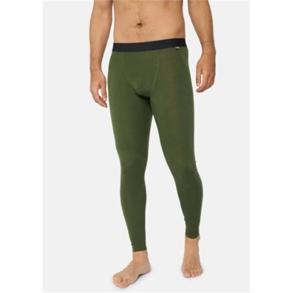 NEW DANISH ENDURANCE MEN'S MERINO TIGHTS GREEN