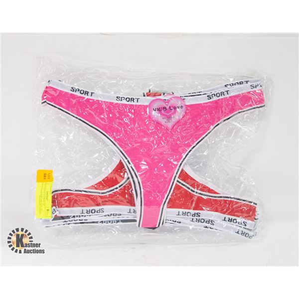 NEW VK'S LOVE 5 PACK OF WOMEN'S UNDERWEAR SIZE XL