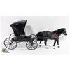 Image 1 : HORSE & CARRIAGE LEATHER/METAL 23"