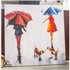 Image 1 : SHOWHOME CANVAS PRINT WITH TEXTURED ACRYLIC